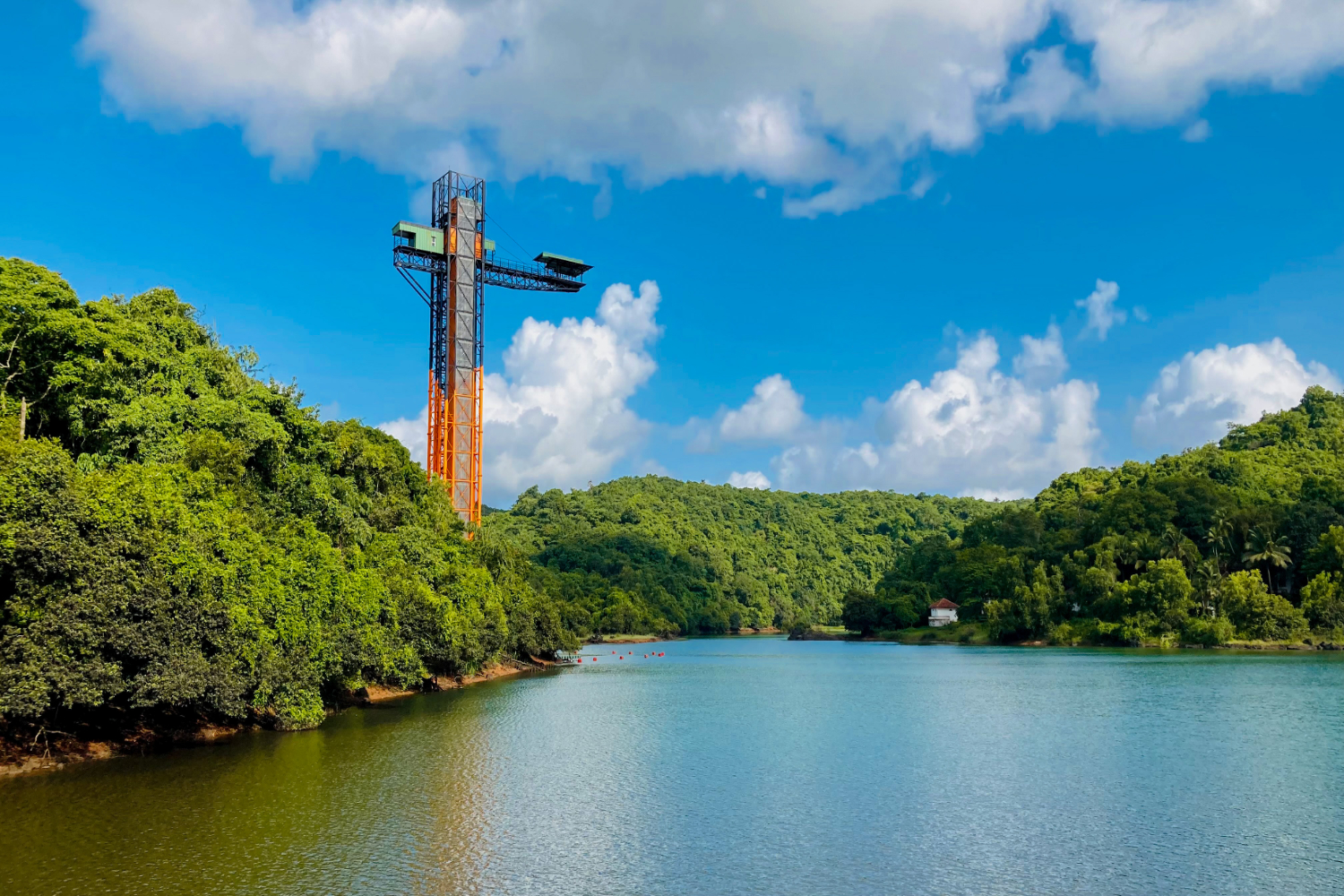 Goa : Bungee Jumping at Mayem Lake