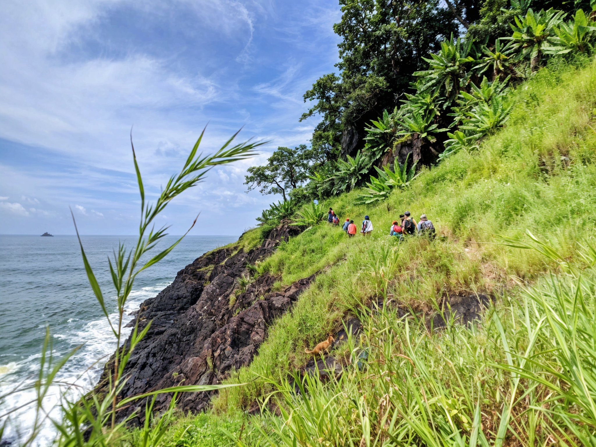 Ocean Hike to Eagles Cliff, South Goa Activity in Loliem, South Goa