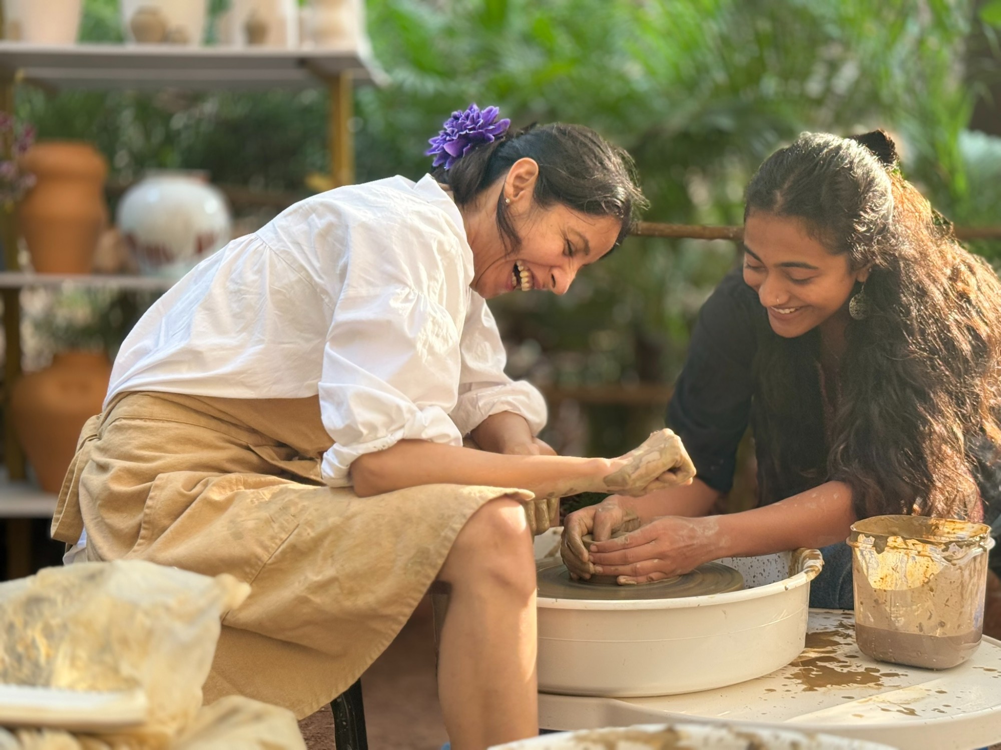 North Goa : Pottery Wheel Experience