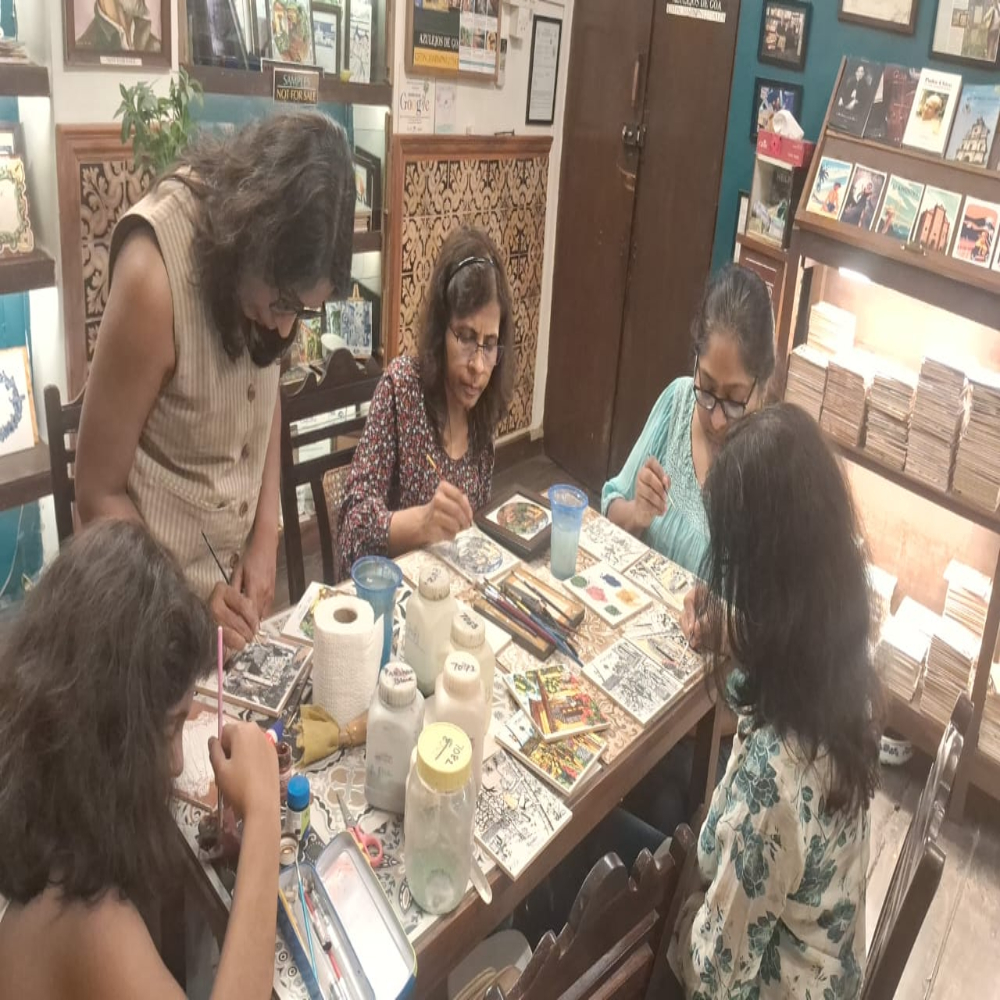 Panjim : Azulejos Tile Workshop (1 Tile)