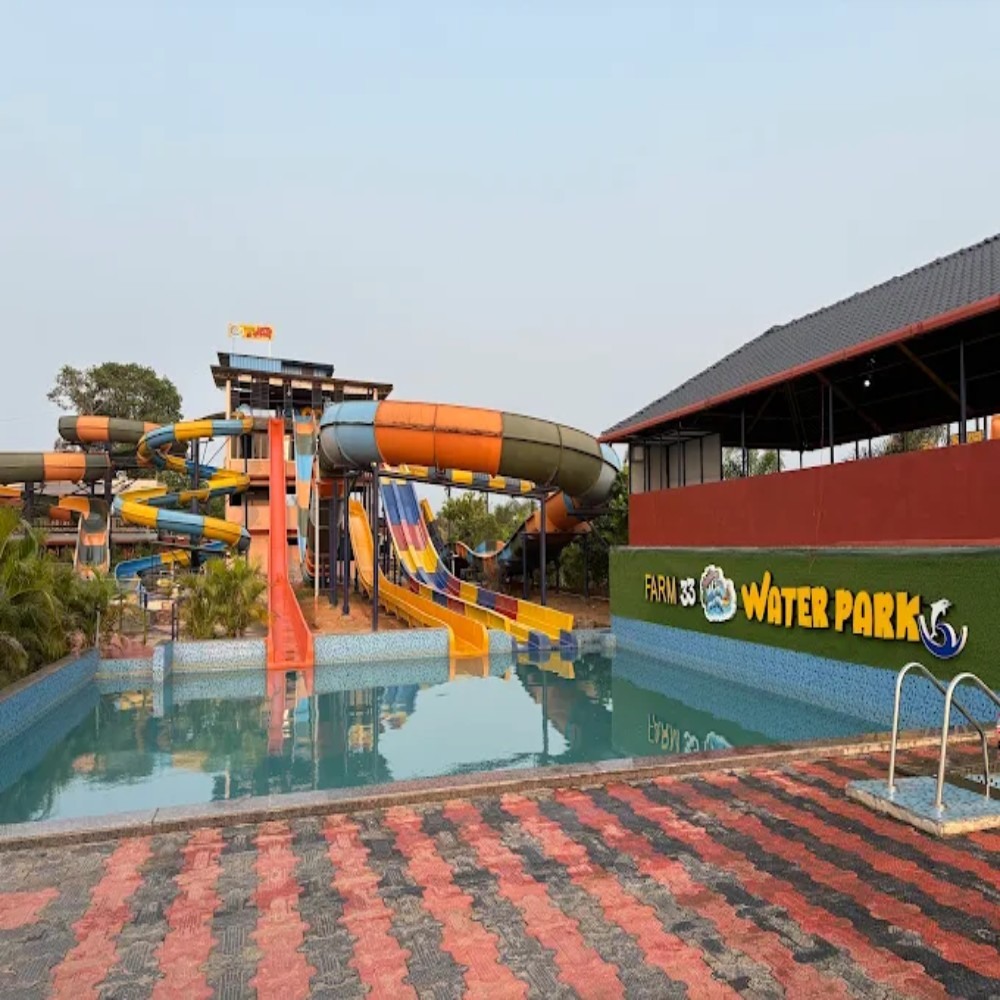 North Goa : Farm 33 Water Park Experience (Vegetarian Lunch)