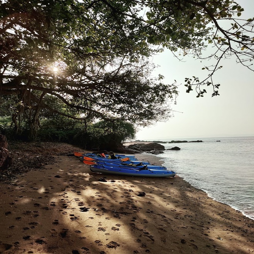 North Goa : Morning Beach Kayaking
