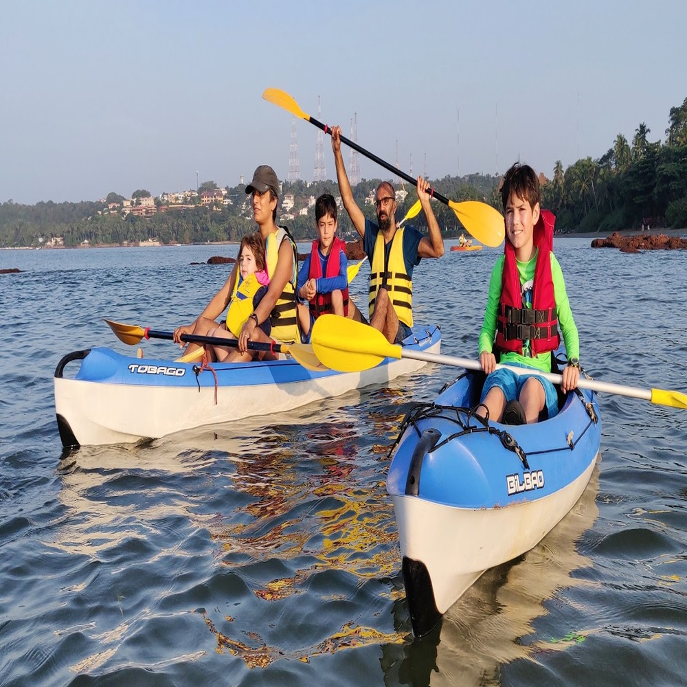 North Goa : Secret Beach Kayaking