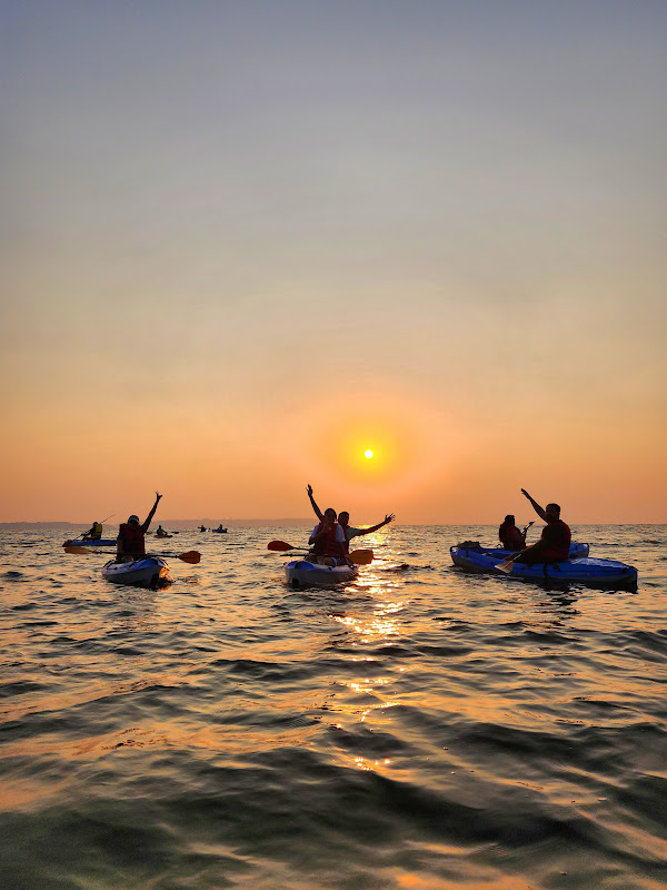 North Goa : Sunset Kayaking at Bambolim