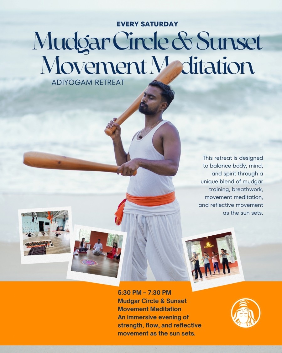 North Goa - Adiyogam Yoga Retreat (With Overnight Stay)