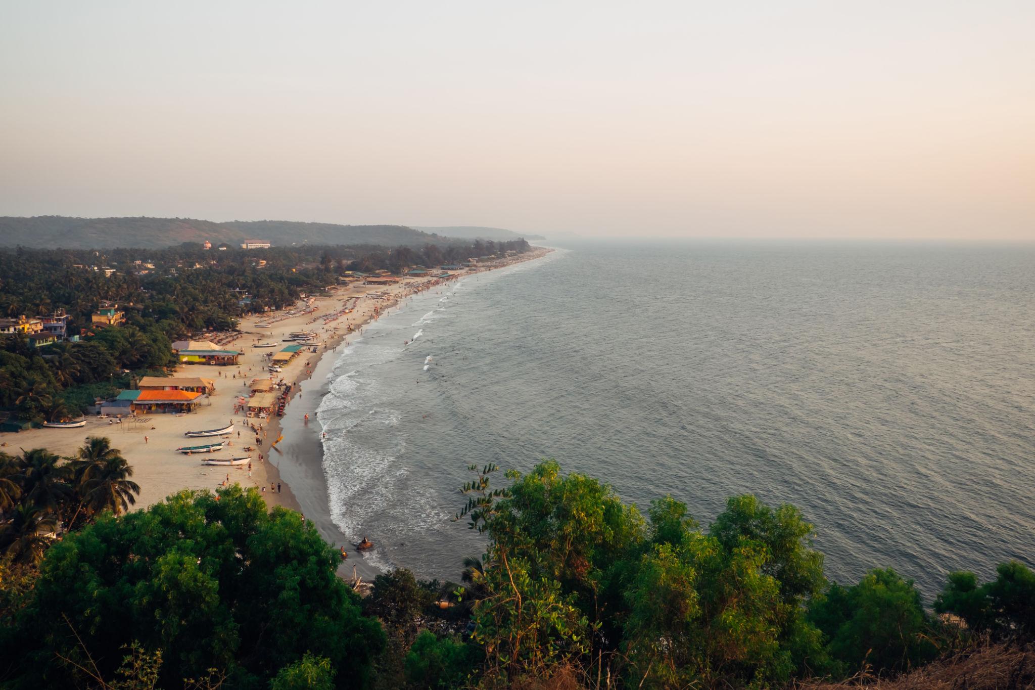Watch the Sunset from Vagator Cliffs