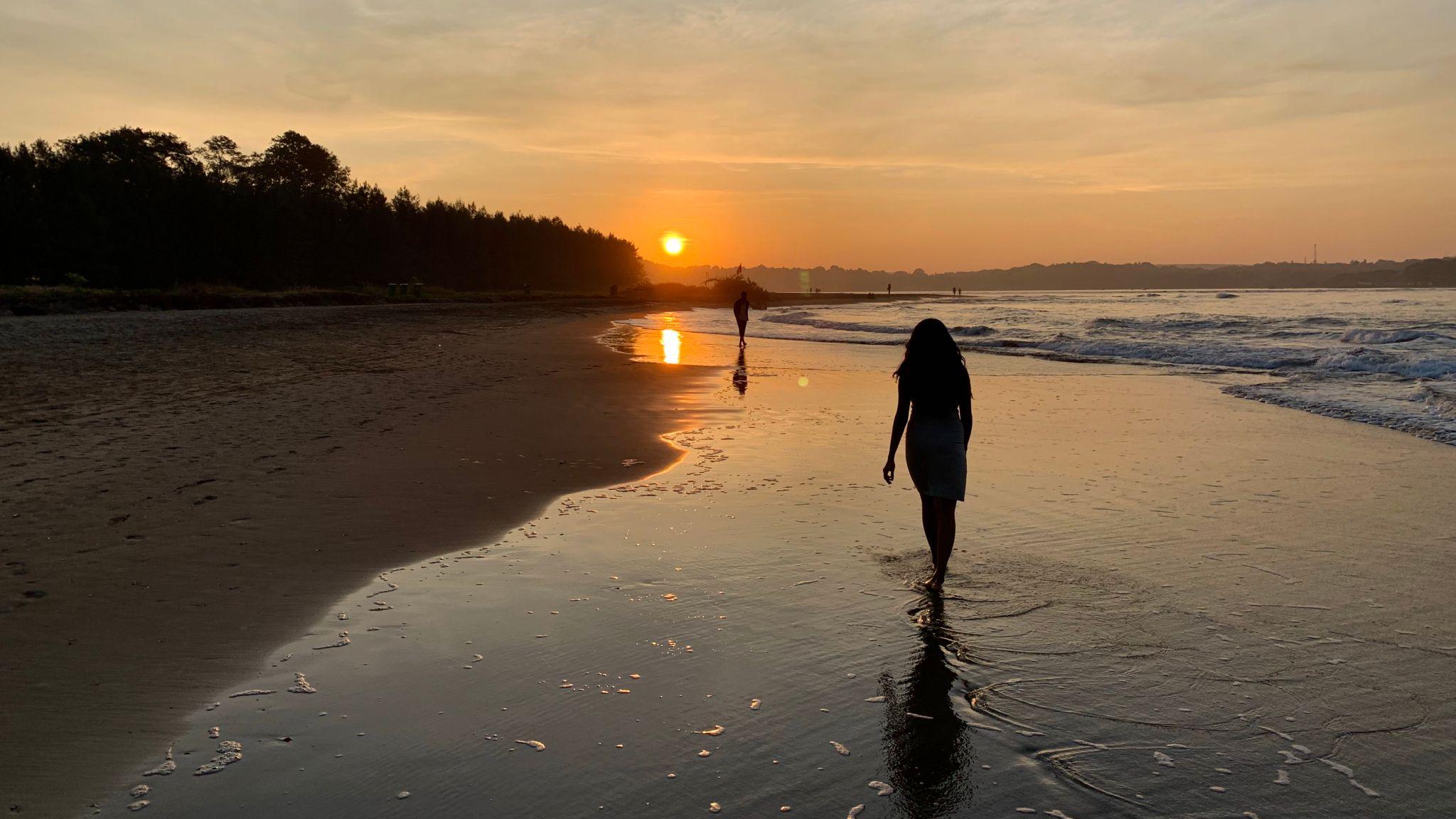 Morning Beach Walks in Morjim