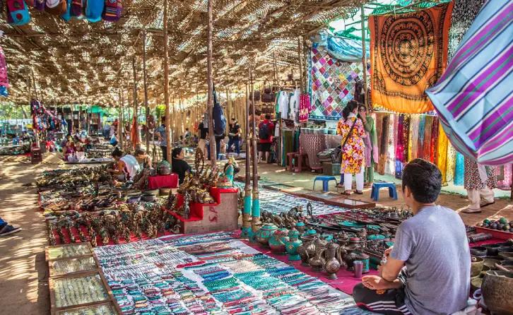 Shopping at Local Markets