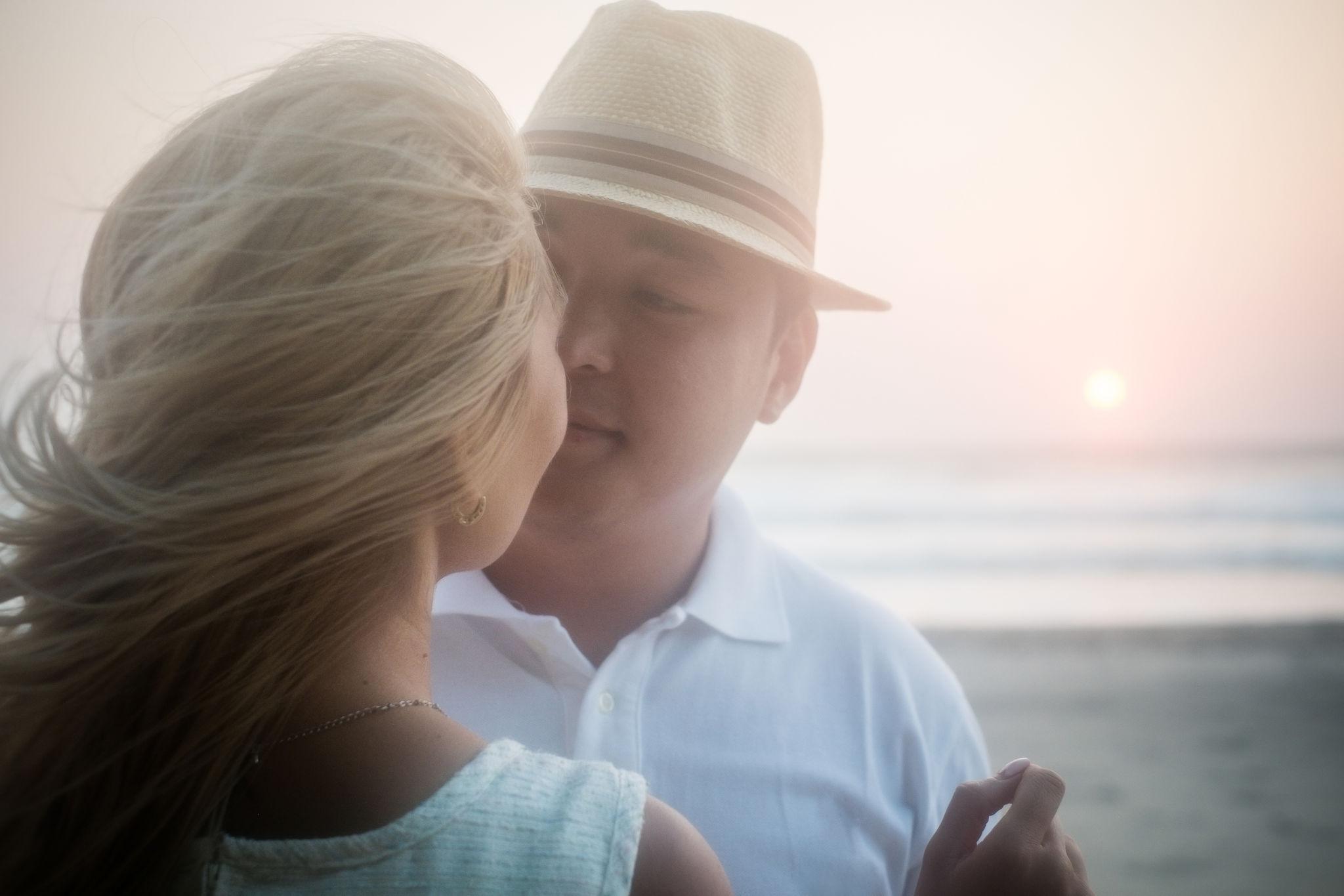 Sitting Together Facing the Sea 🌅