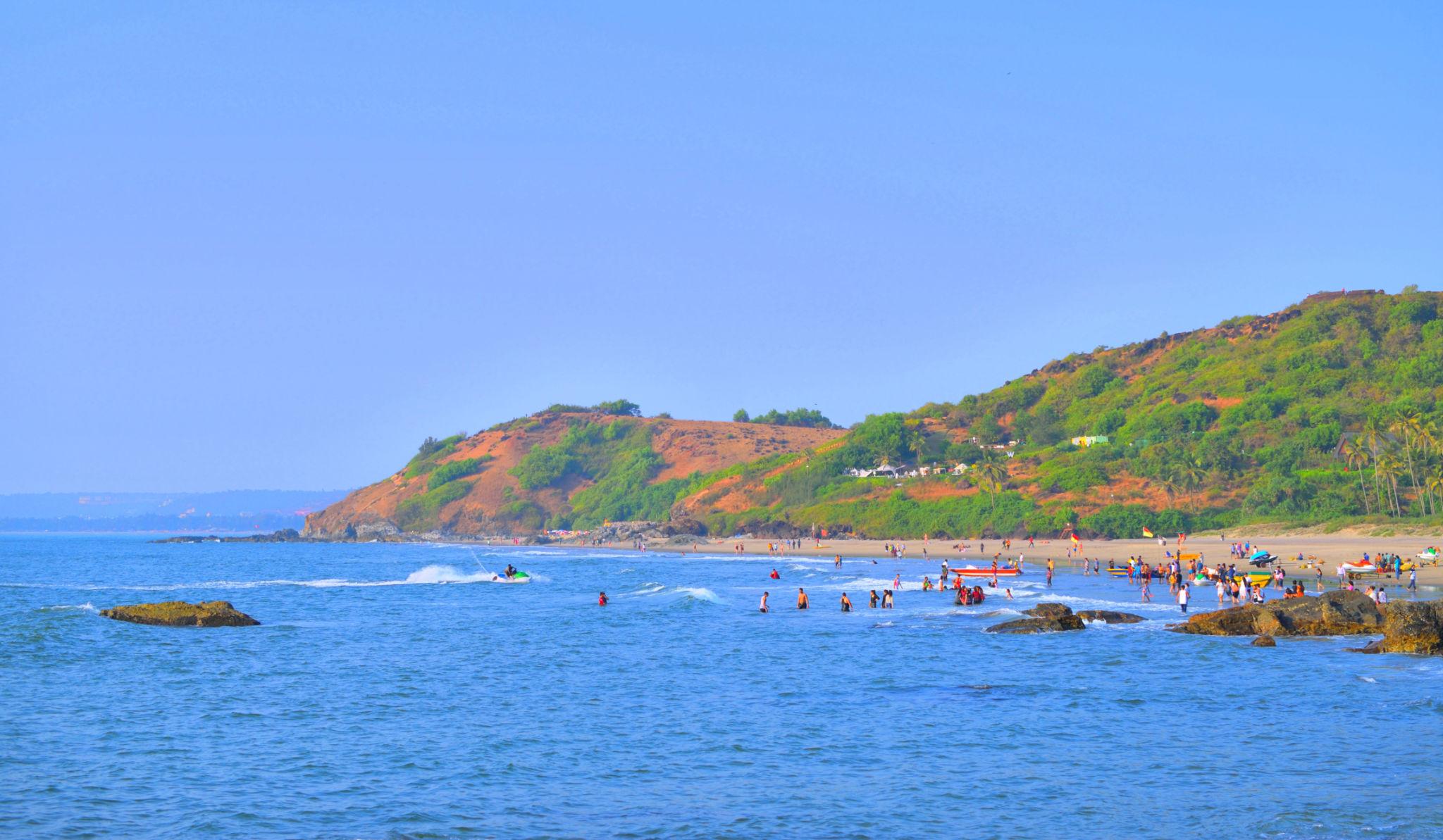 7. Morjim Beach – Tourist Favorite with Growing Crowd