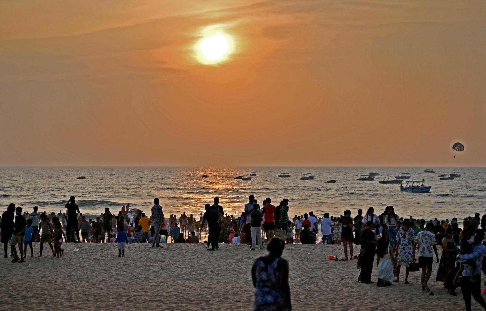 2. Calangute Beach – The Queen of Beaches