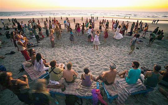 8. Arambol Beach – Backpacker Crowd Hub