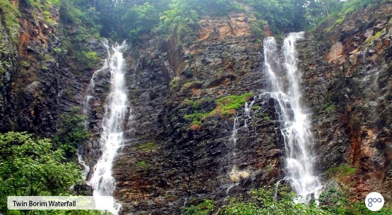 Twin waterfall or borim waterfall
