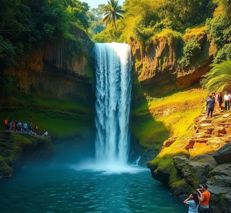 Kesarval waterfall