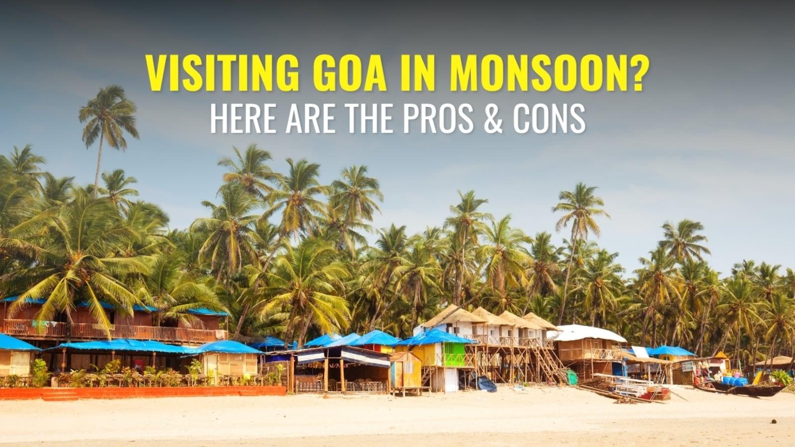 Goa in July - Heavy rainfall and dramatic monsoon scenes at Dudhsagar falls - 1