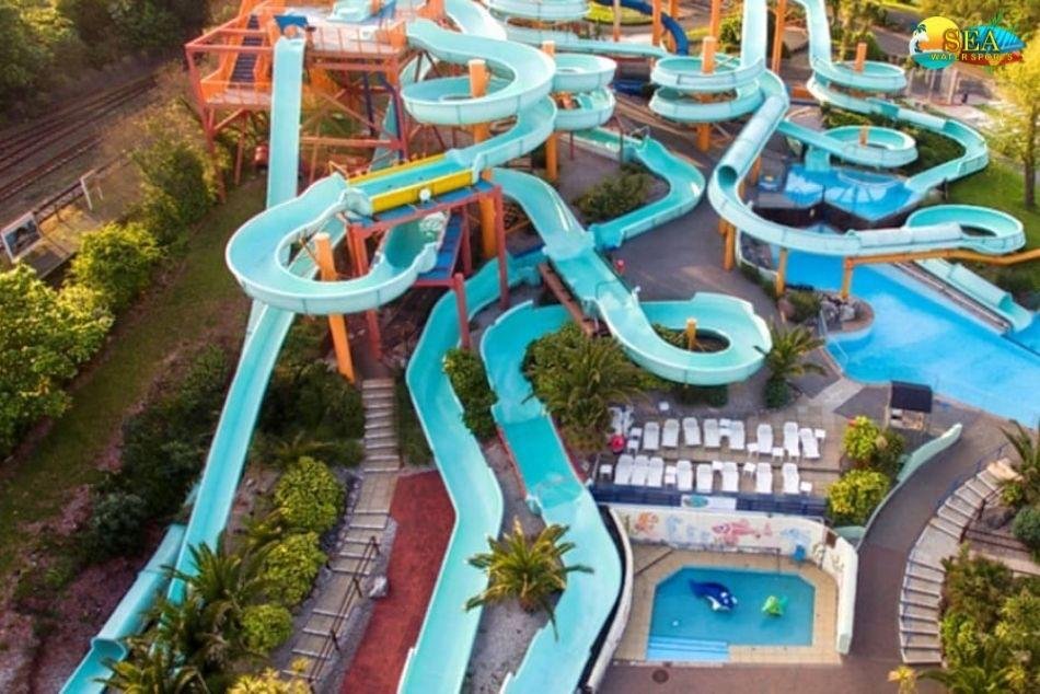 Adventure water rides at Farm 33 Goa