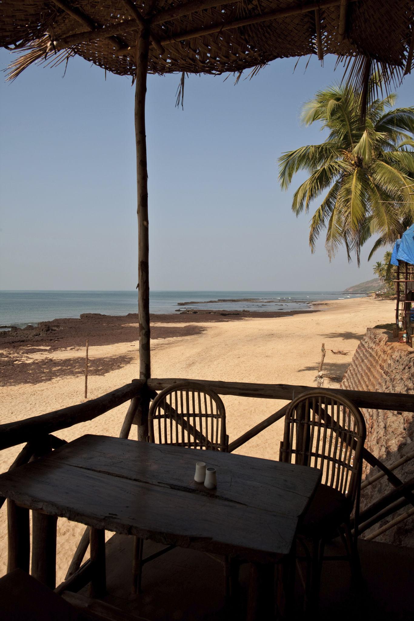 Eating at Goa shacks