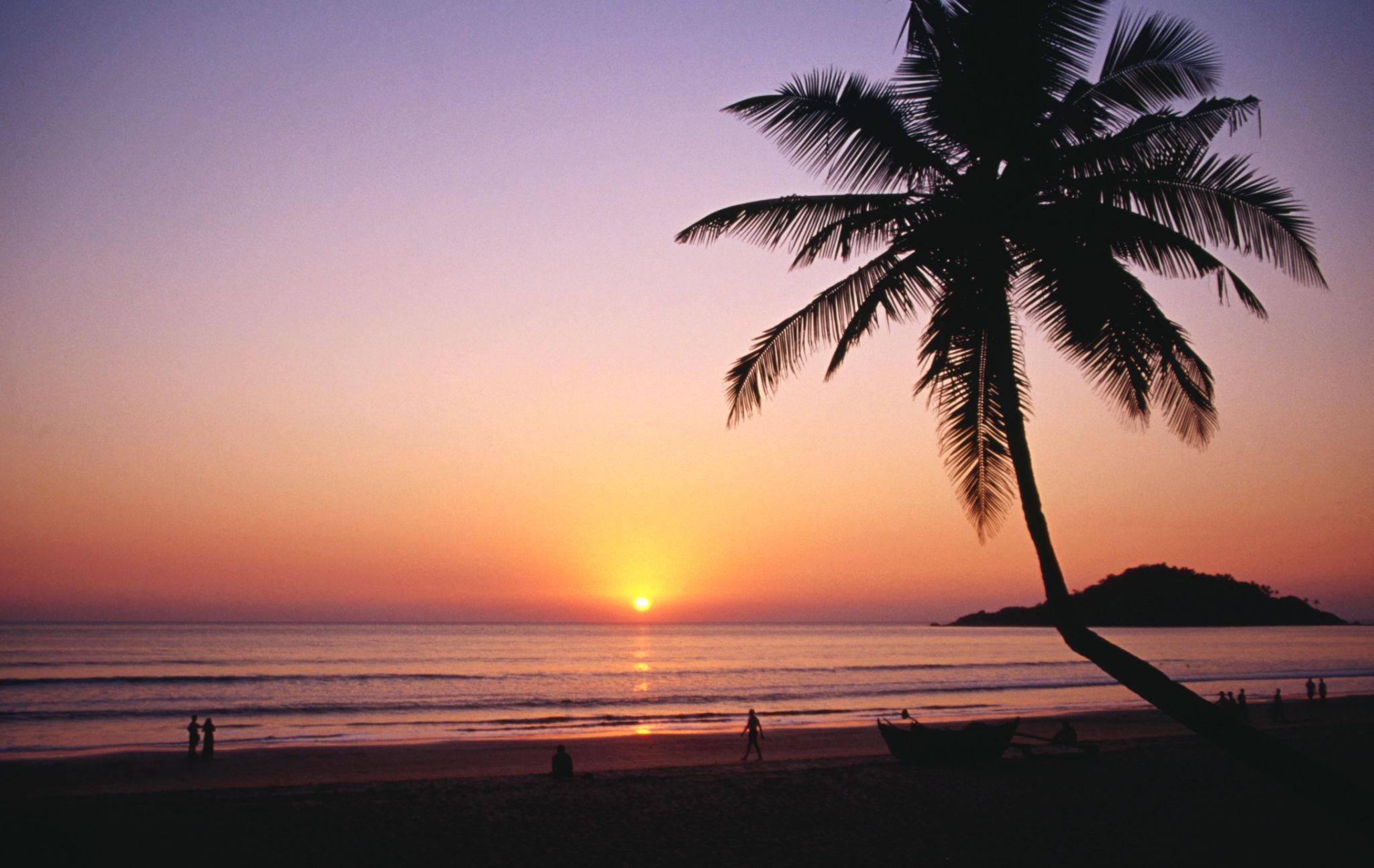 Baga and Calangute beaches in North Goa showing 50+ beach variety
