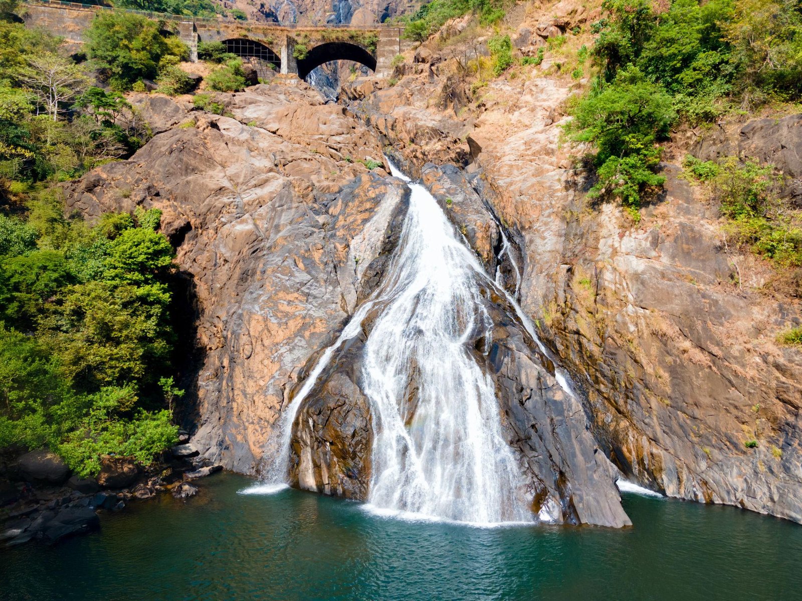 Dudhsagar Waterfalls - Best Photo Spot in Goa