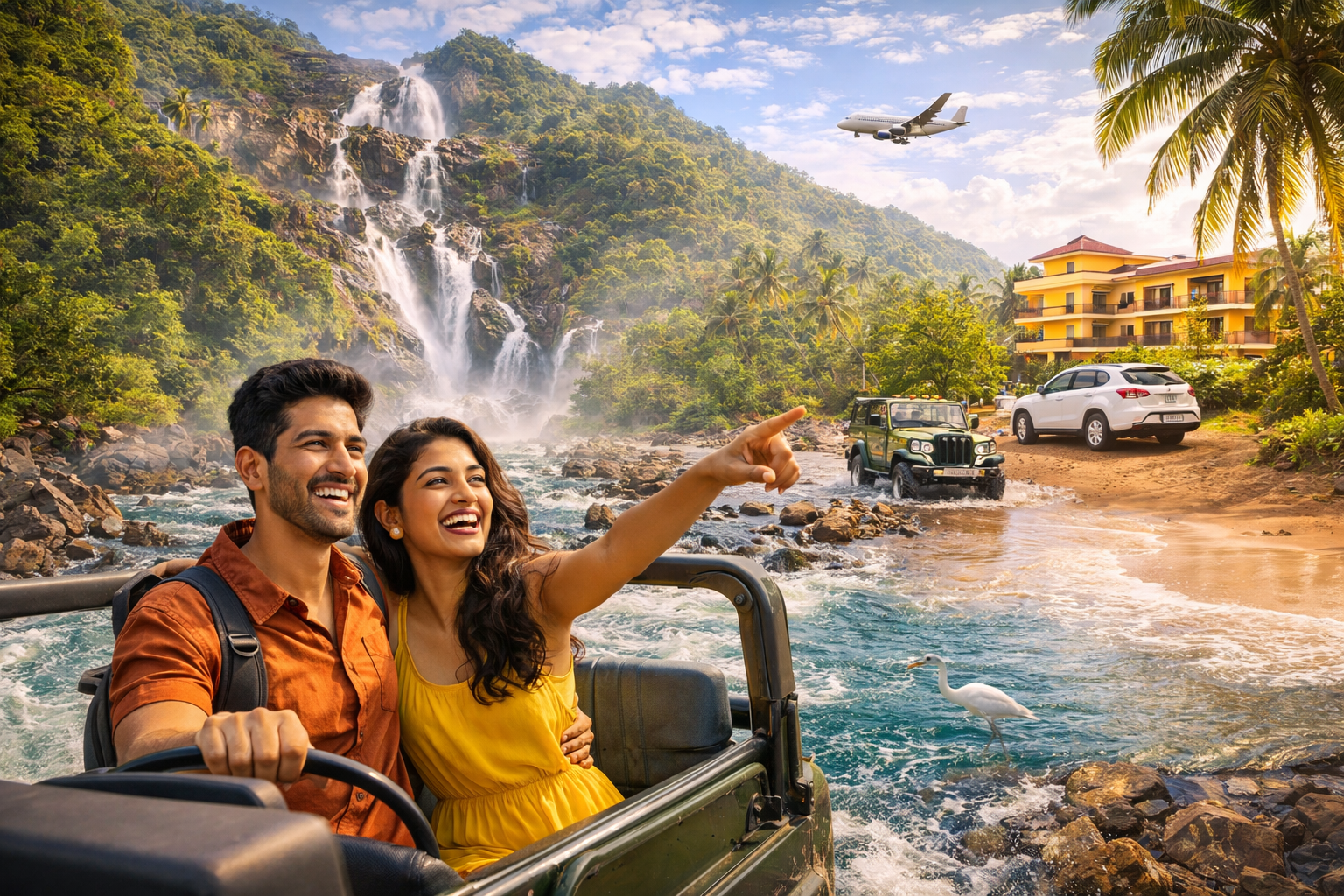 3 Nights 4 Days Goa with Dudhsagar Waterfall