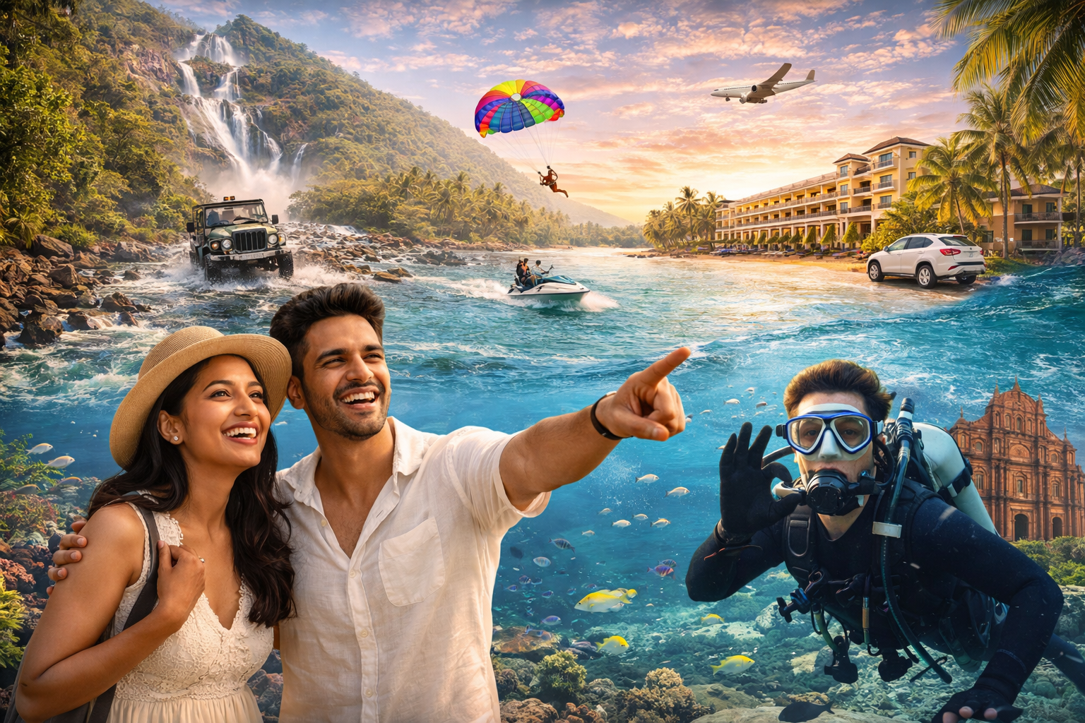 5 Nights 6 Days Goa Luxury Adventure Package