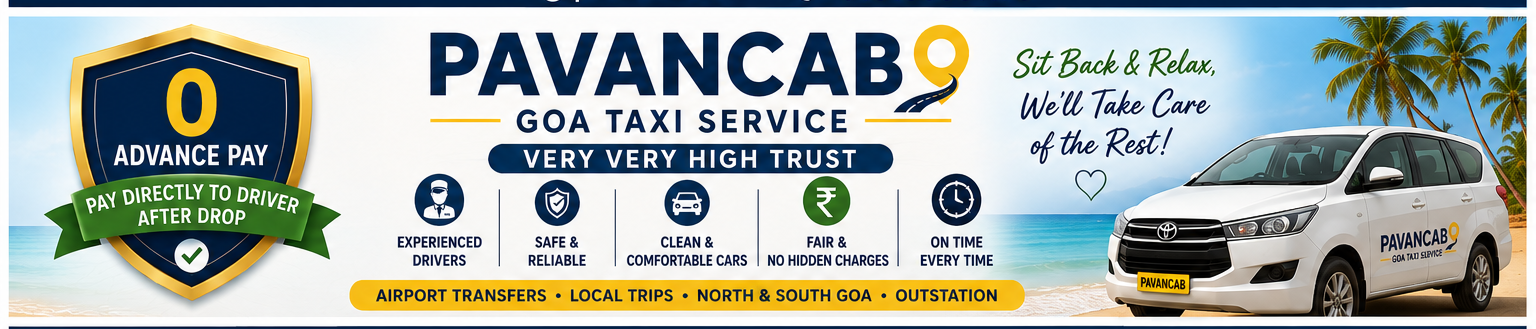 Pavan Cab Goa - Safe & Reliable Taxi Service