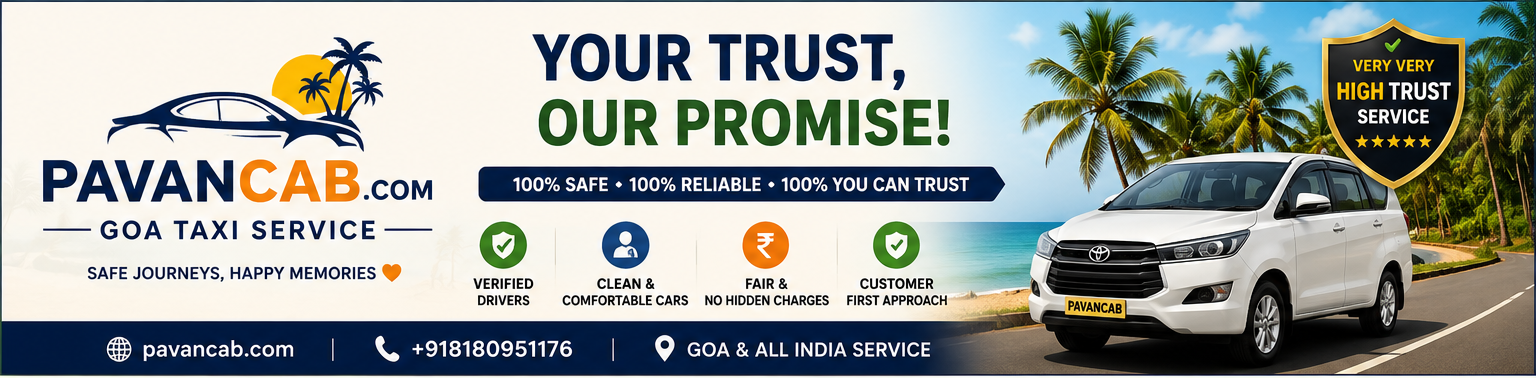 Pavan Cab Goa - Safe & Reliable Taxi Service