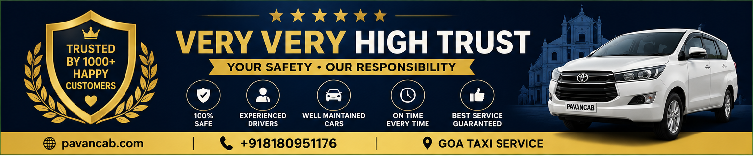 Pavan Cab Goa - Safe & Reliable Taxi Service